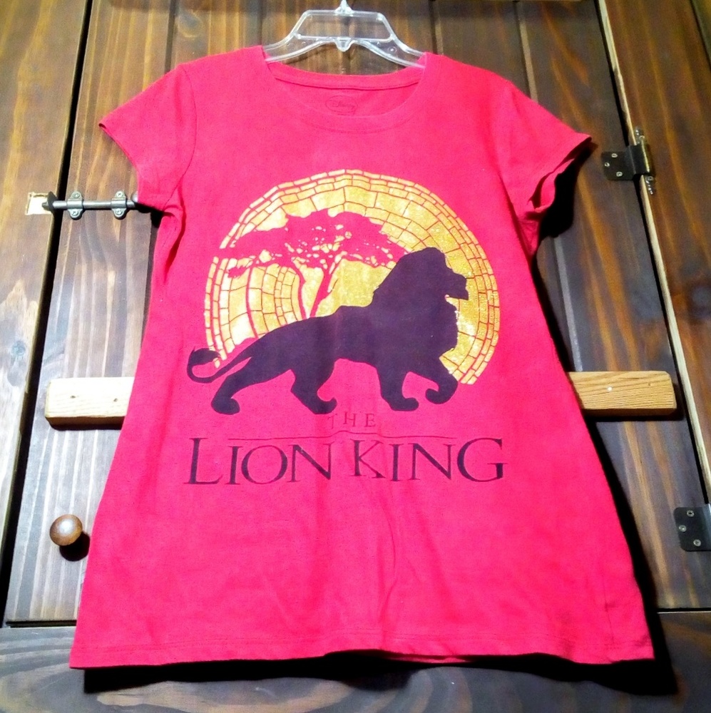 Disney The Lion King Top, Red, Black & Gold Glitter, Collectible
